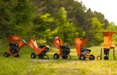 garden waste shredder plant