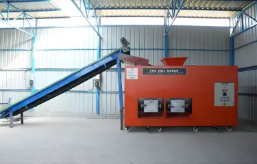 organic waste composter plant