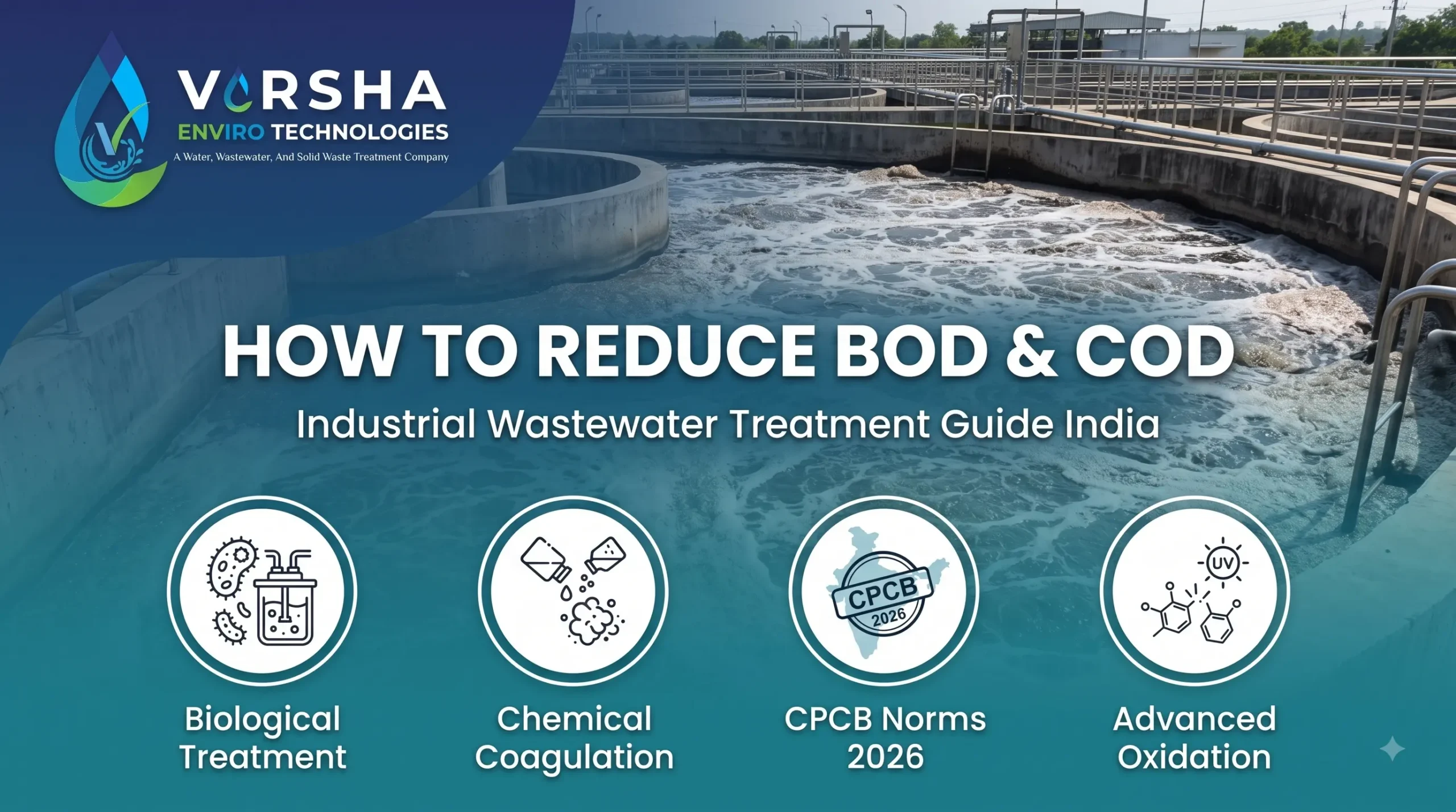 how to reduce bod and cod in industrial wastewater