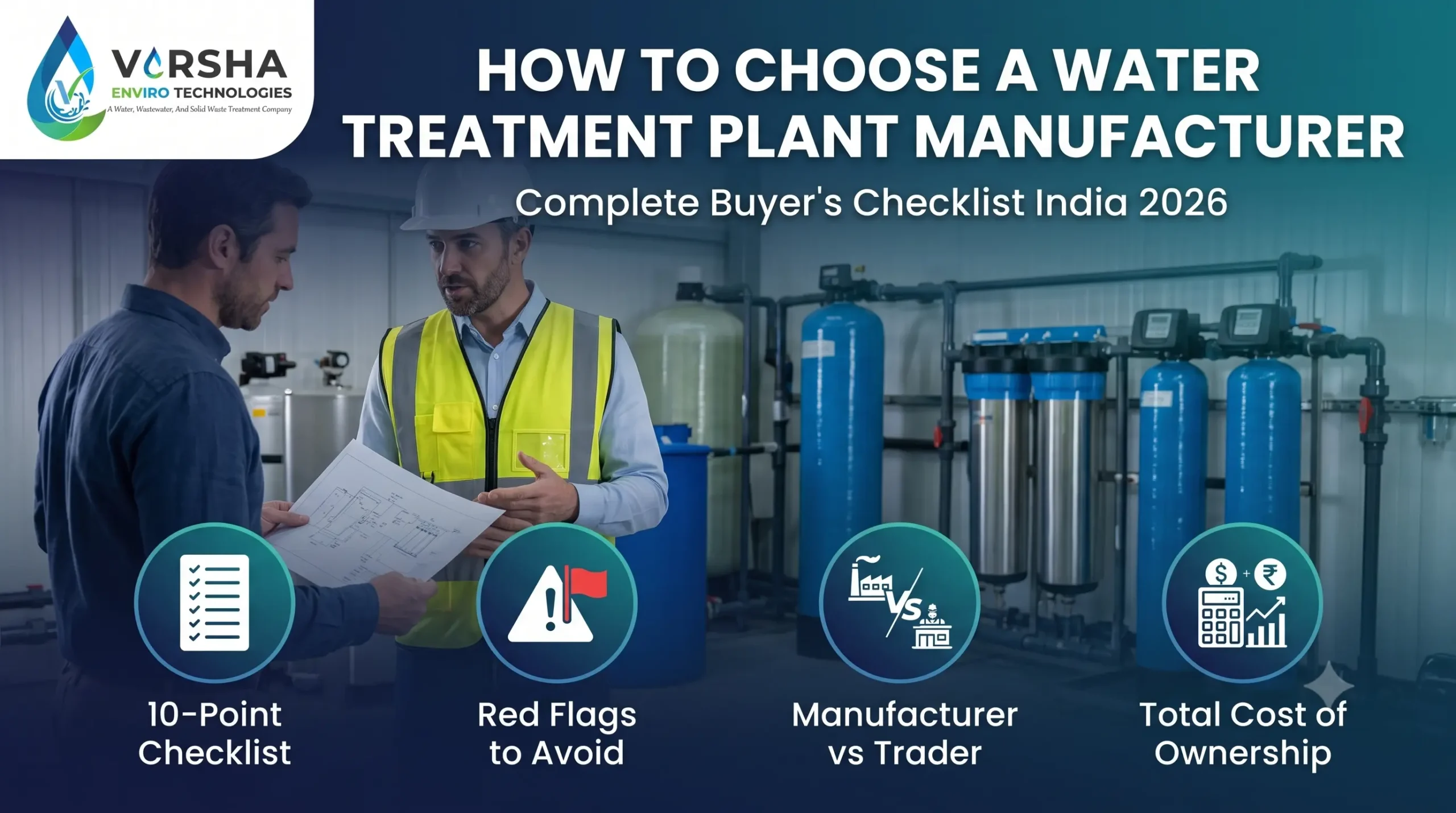 how to choose water treatment plant manufacturer india